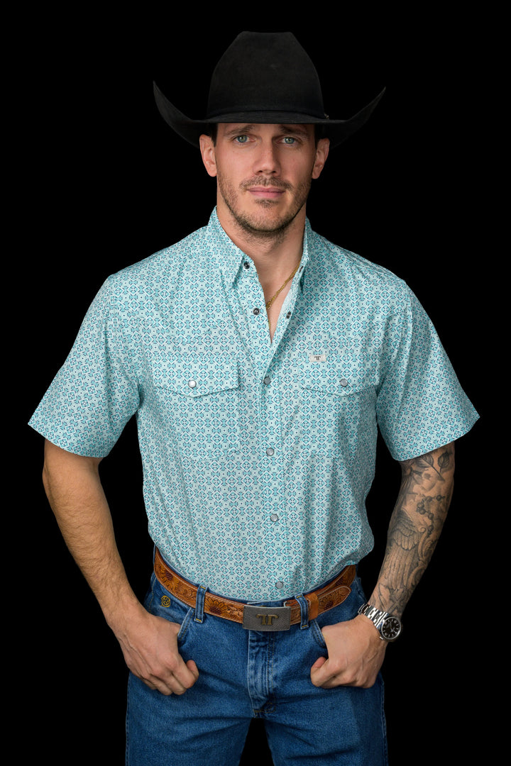 The Pierce Short Sleeve Pearl Snap Shirt