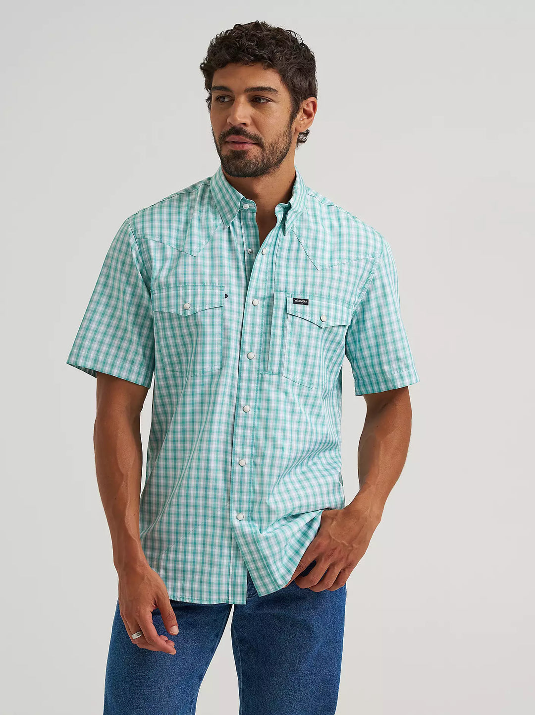 Wrangler Men's ATG Western Performance SS Shirt