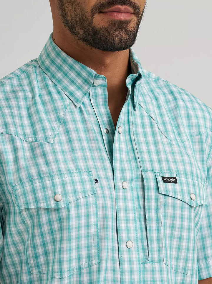 Wrangler Men's ATG Western Performance SS Shirt