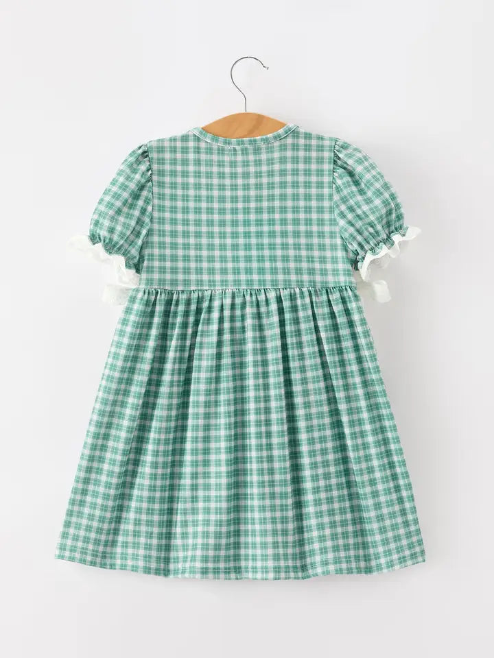 BR Rylee Faith Western Plaid Horse Dress