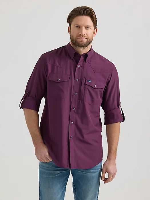 Wrangler Men's Performance Long Sleeve Shirt