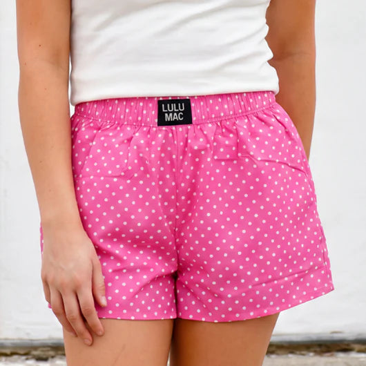 Lulu Mac Polka Dot Shorts - Mini Dots