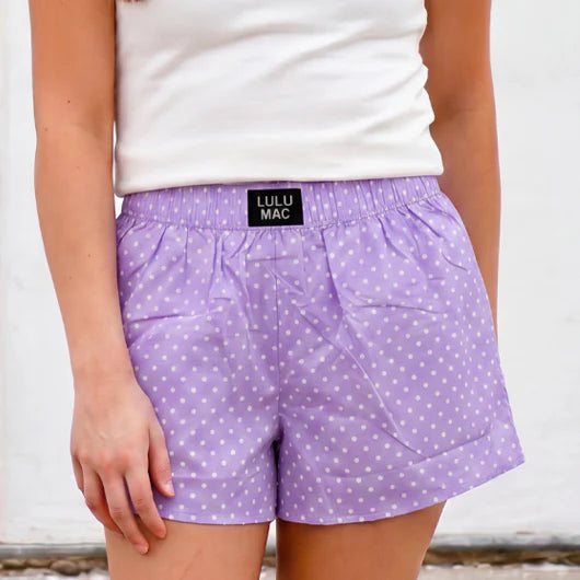 Lulu Mac Polka Dot Shorts - Mini Dots