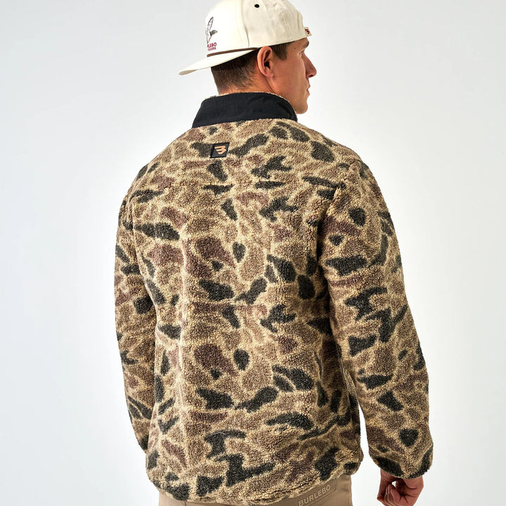 Burlebo Quarter Zip Sherpa Pullover