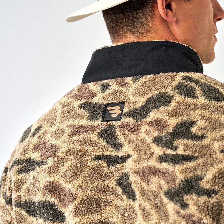 Burlebo Quarter Zip Sherpa Pullover