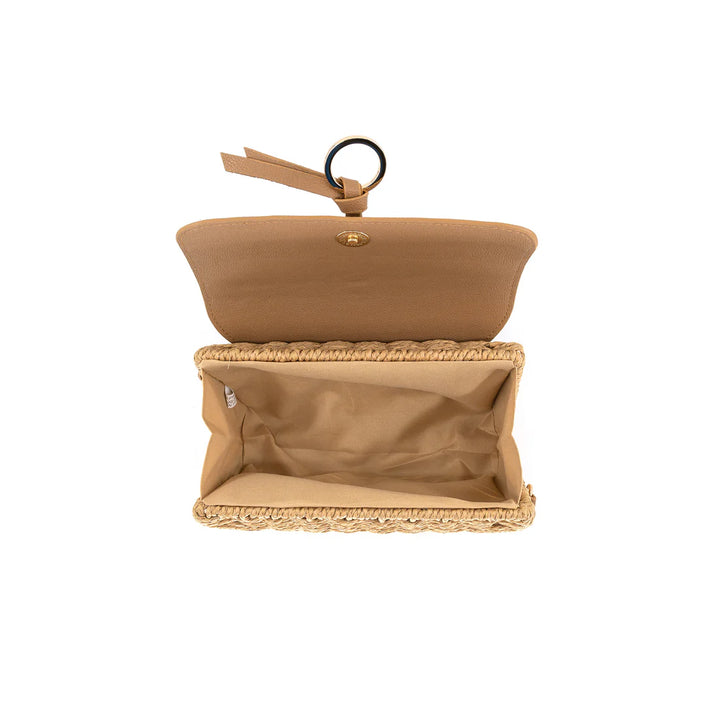 B&C Rattan Leather Bag