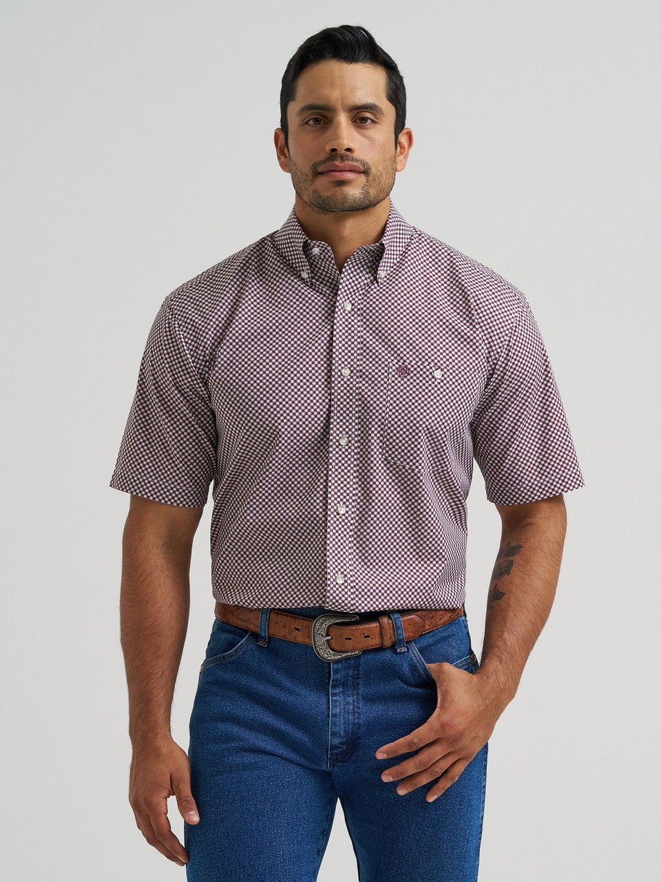 Wrangler Men's Relaxed Fit Classic SS Shirt