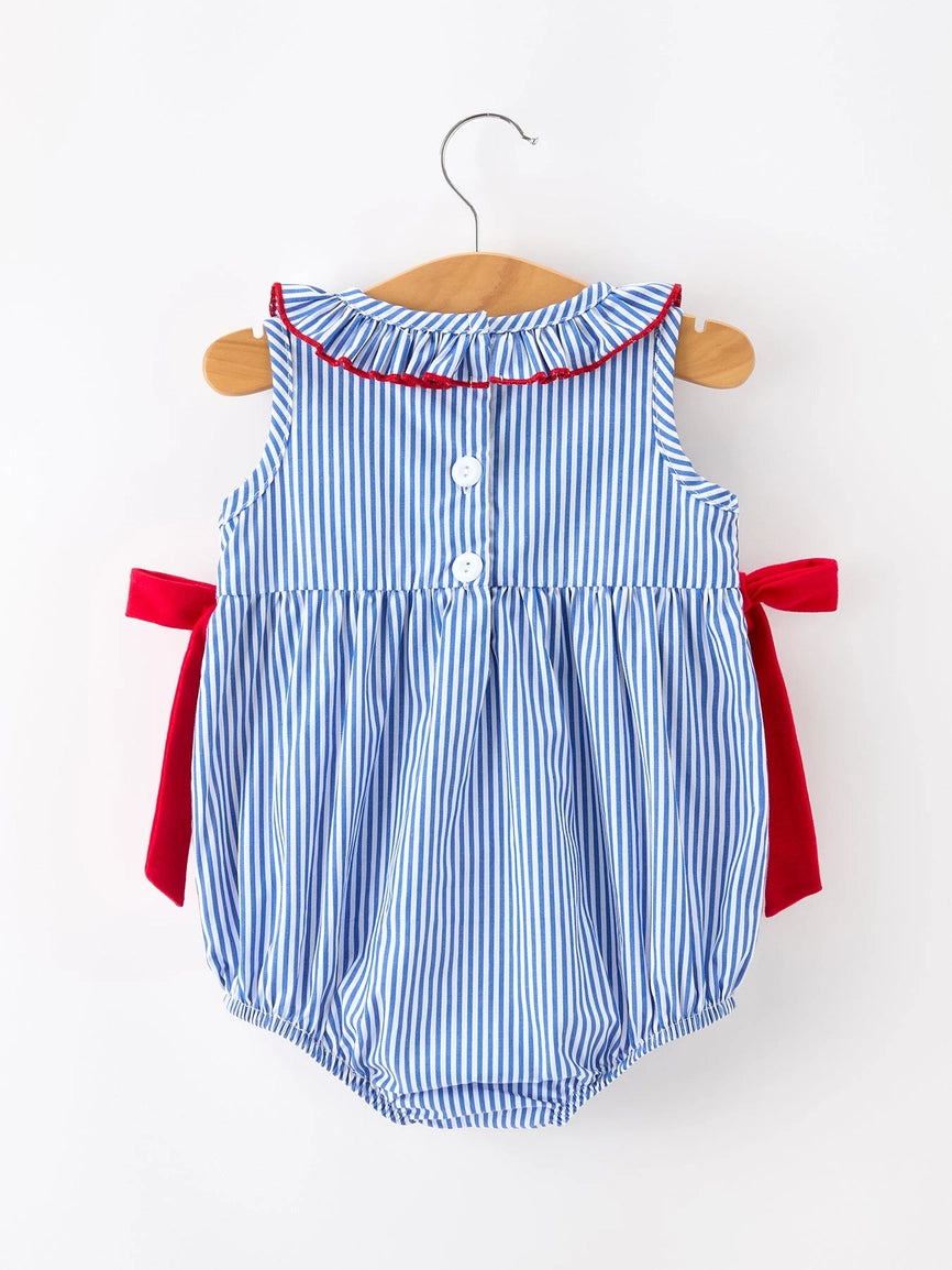 BR 4th of July Bow Romper