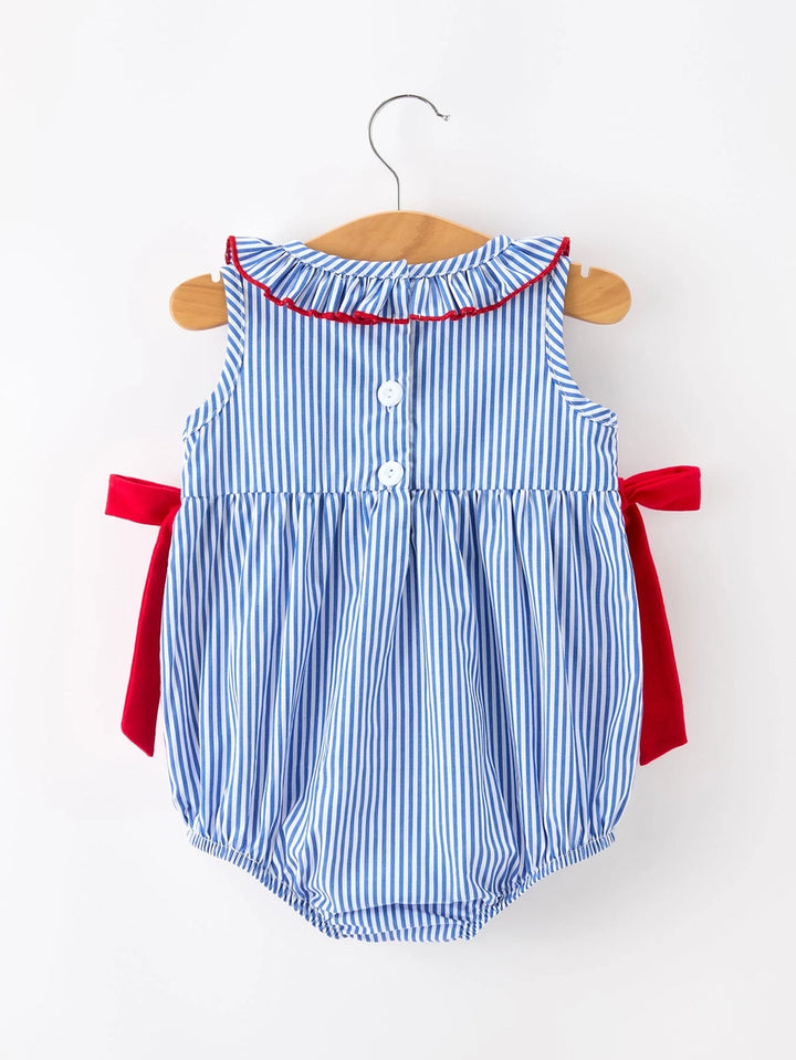 BR 4th of July Bow Romper