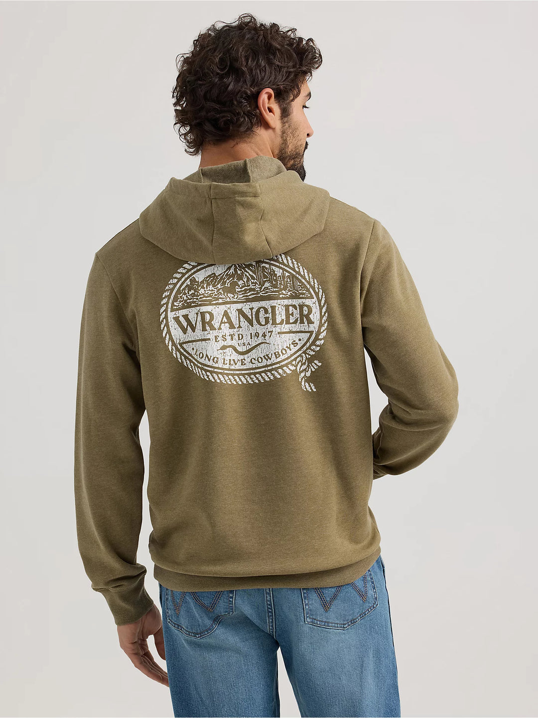 Wrangler Men's Rope Frame Hoodie