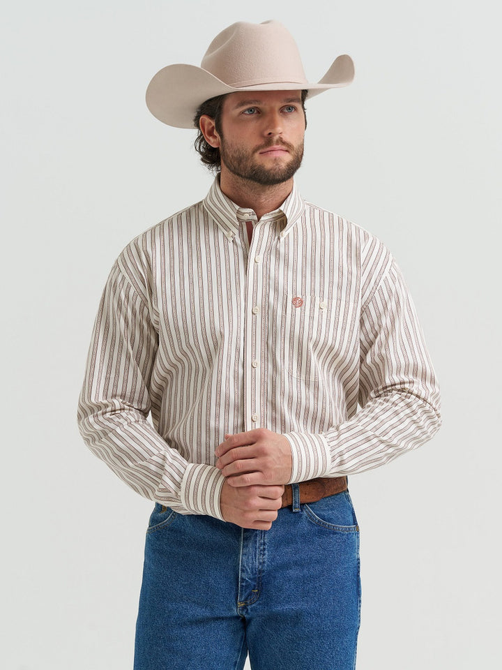 Wrangler Men's George Strait One Pocket LS Shirt