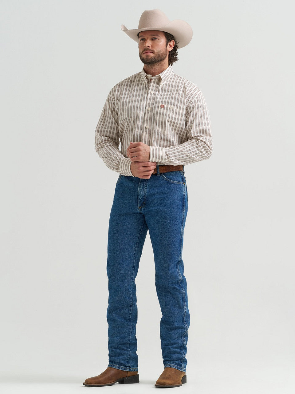 Wrangler Men's George Strait One Pocket LS Shirt