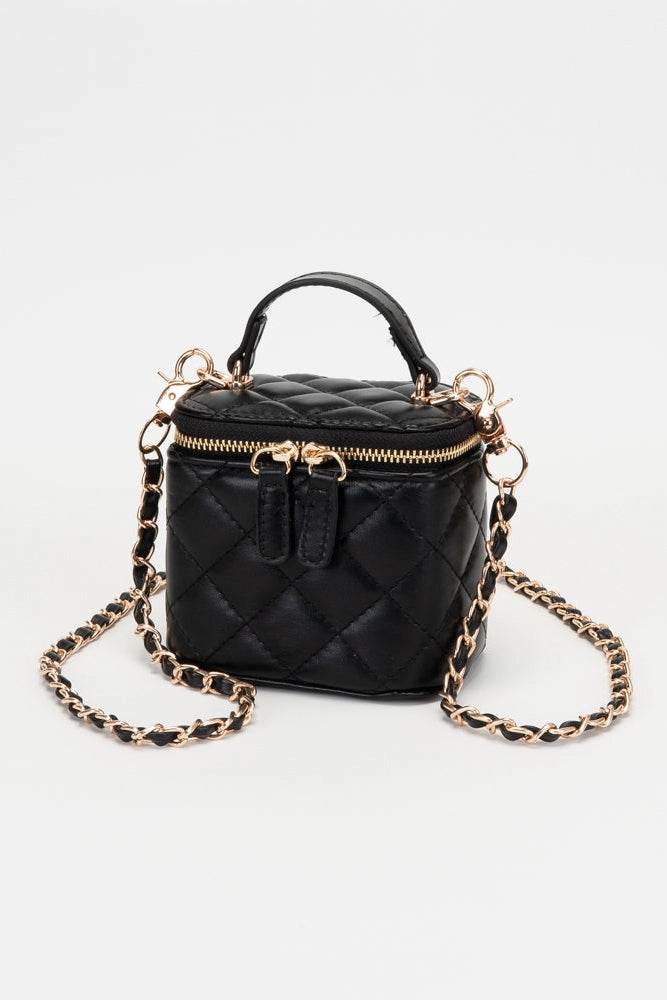 MW Shelly Quilted Top Handle Mini Bag