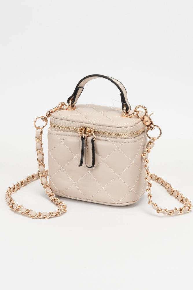 MW Shelly Quilted Top Handle Mini Bag