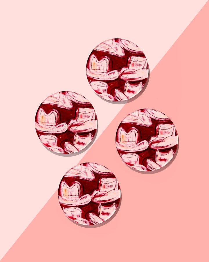 Tart By Taylor Acrylic Coasters - Set of 4