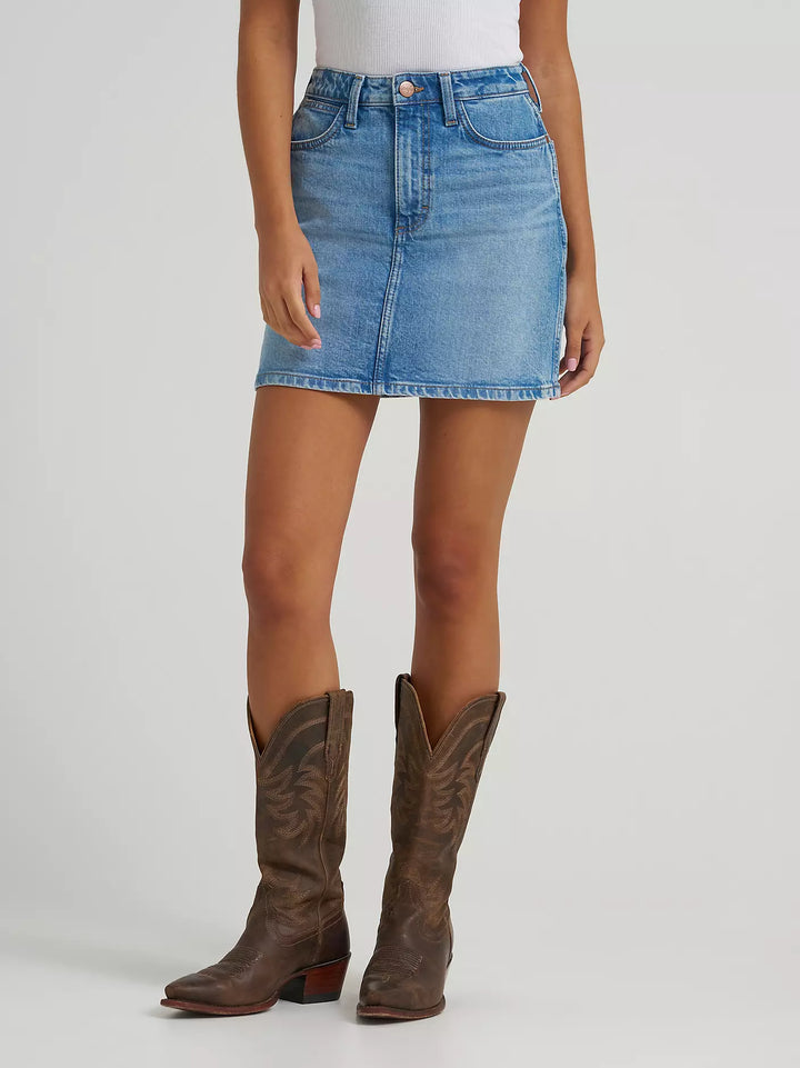 Wrangler Women's Retro Bailey Denim Skirt