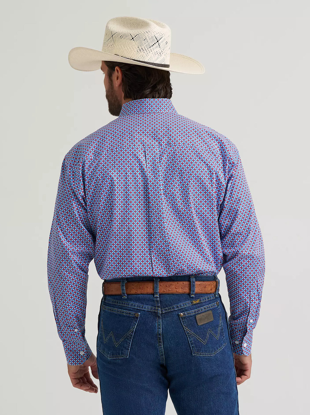 Wrangler Men's Two Pocket LS Shirt - George Strait Collection