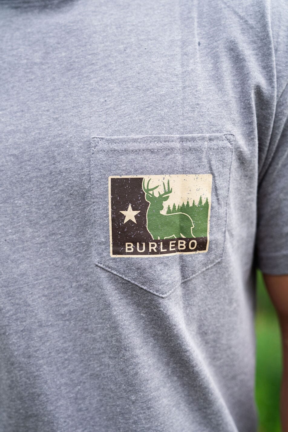 Burlebo Tee - Texas Deer Flag