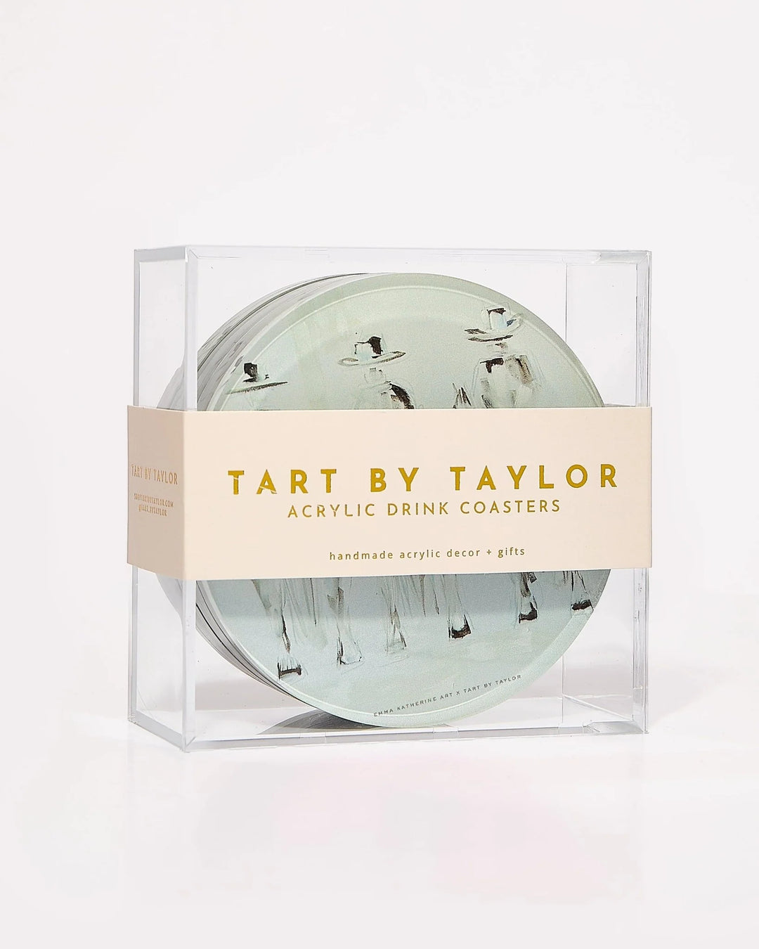 Tart By Taylor Acrylic Coasters - Set of 4