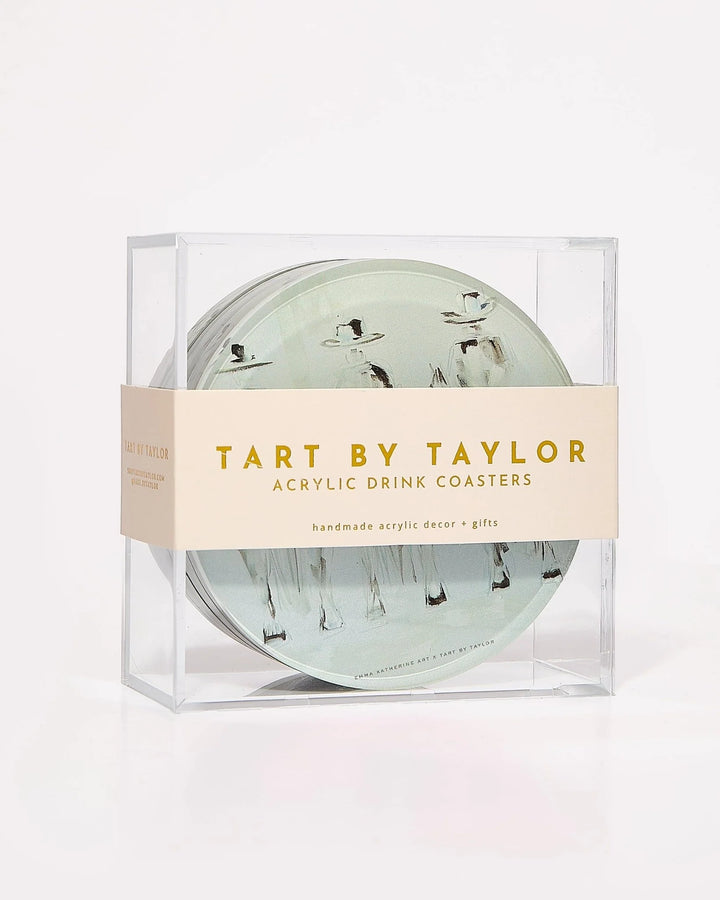 Tart By Taylor Acrylic Coasters - Set of 4