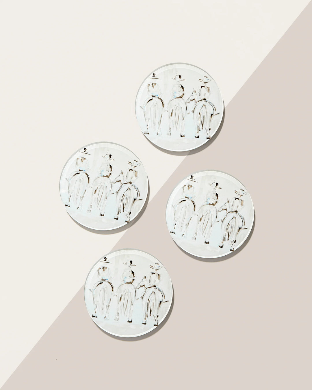 Tart By Taylor Acrylic Coasters - Set of 4