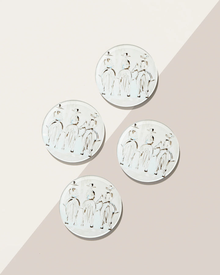 Tart By Taylor Acrylic Coasters - Set of 4