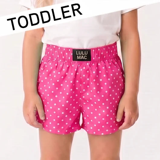 Lulu Mac Toddler Mini Polka Dot Shorts