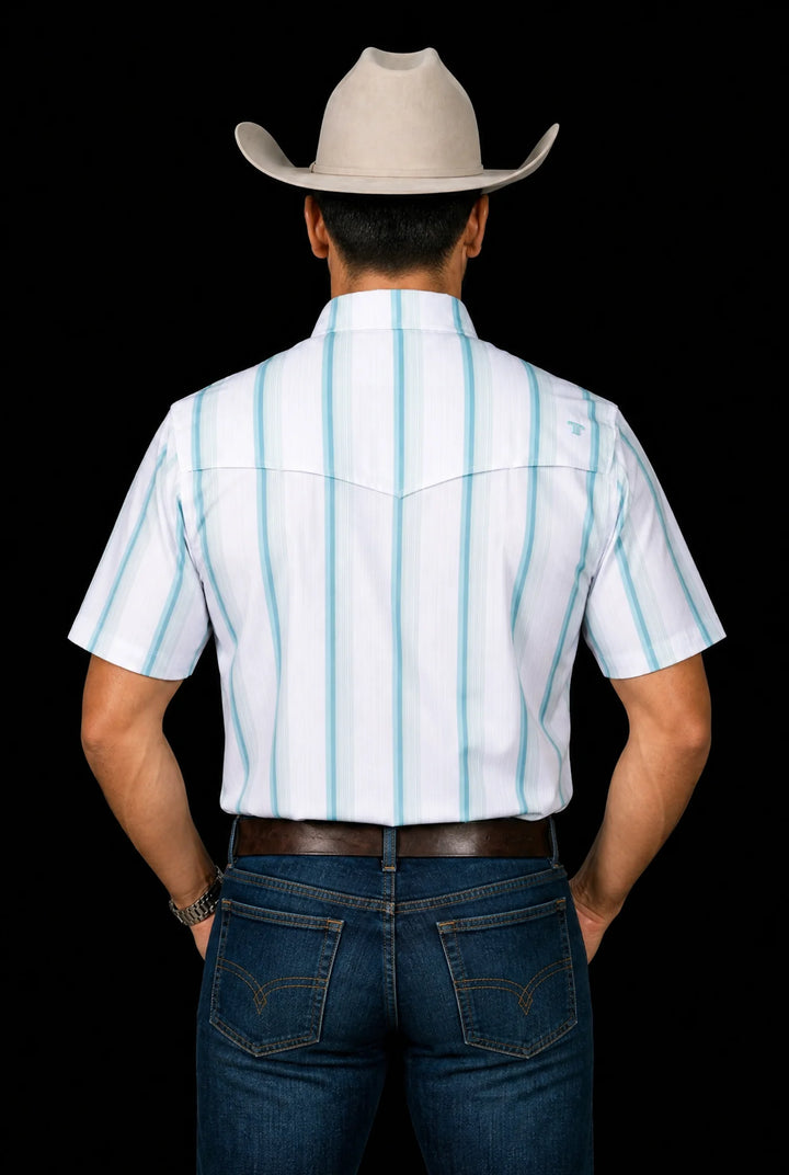 The Tristan Short Sleeve Pearl Snap Shirt