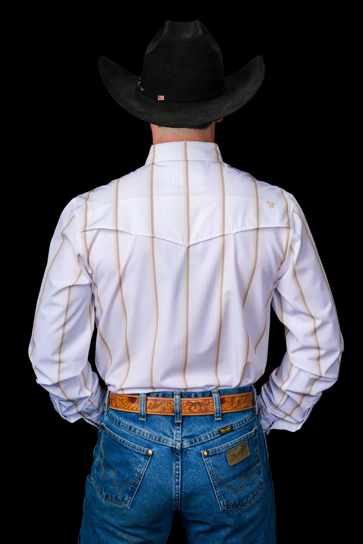 The Tristan Long Sleeve Pearl Snap Shirt