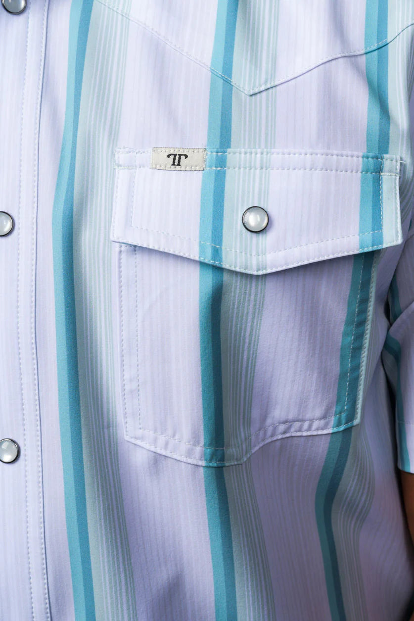 The Tristan Short Sleeve Pearl Snap Shirt