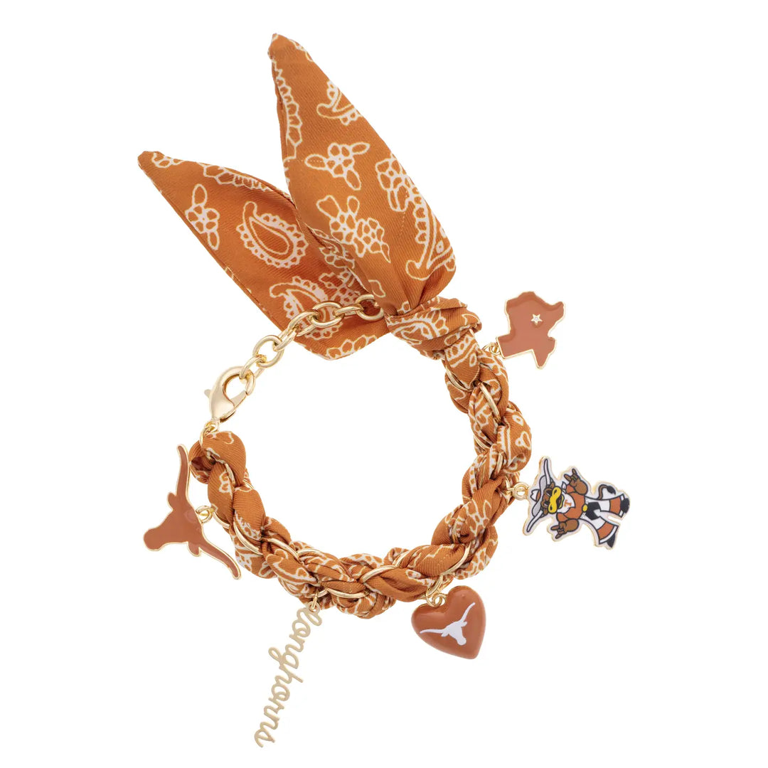 CS Gameday Bandana Charm Bracelet