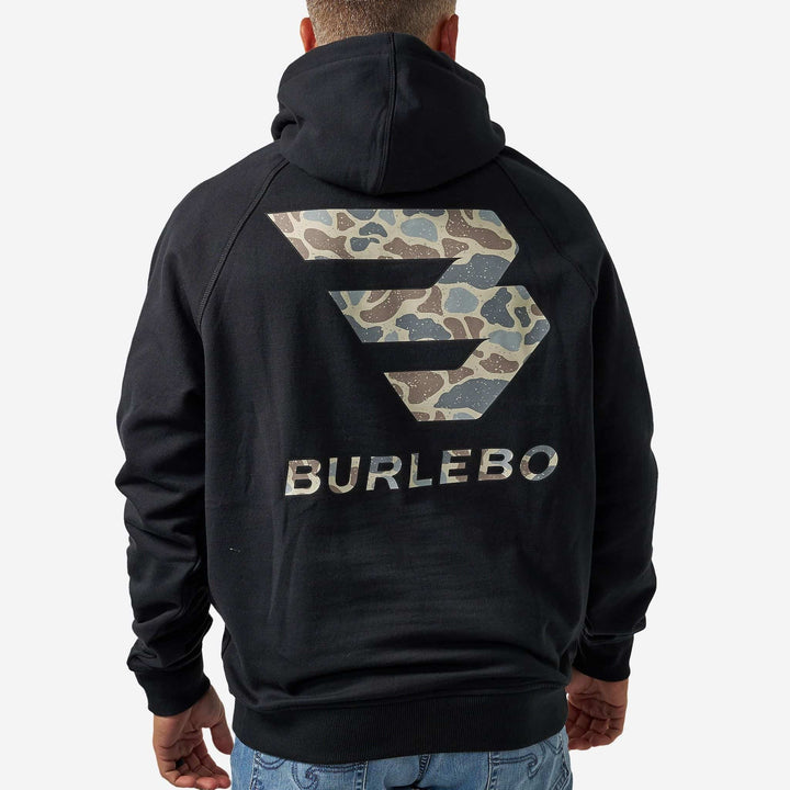 Burlebo Flying B Camo Logo Fleece Hoodie