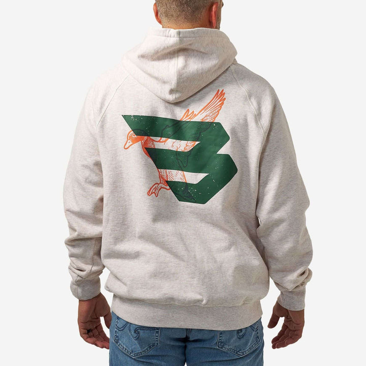 Burlebo Duck Flying B Logo Fleece Hoodie