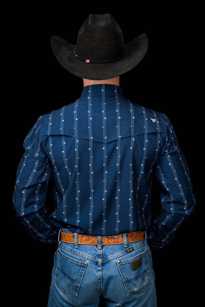 The Kaden Long Sleeve Pearl Snap Shirt