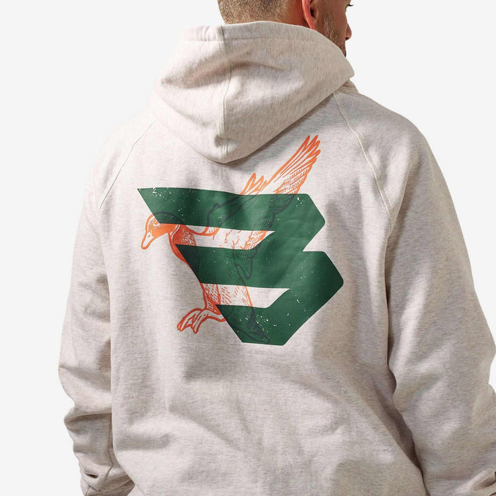 Burlebo Duck Flying B Logo Fleece Hoodie