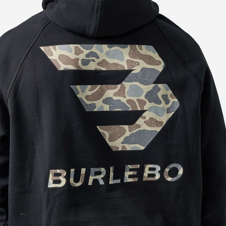 Burlebo Flying B Camo Logo Fleece Hoodie
