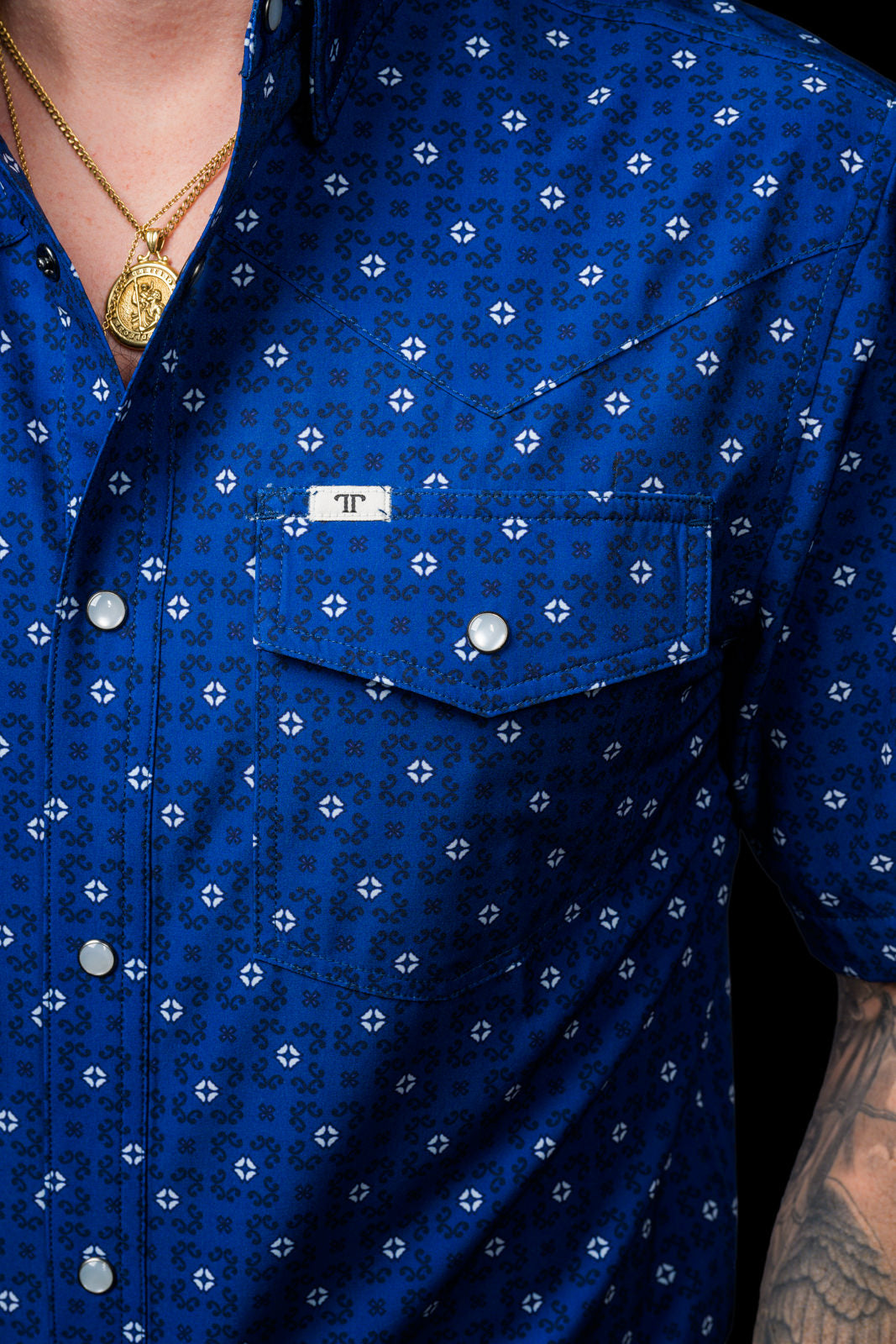 The Nash Short Sleeve Pearl Snap Shirt