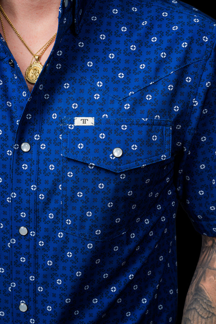 The Nash Short Sleeve Pearl Snap Shirt