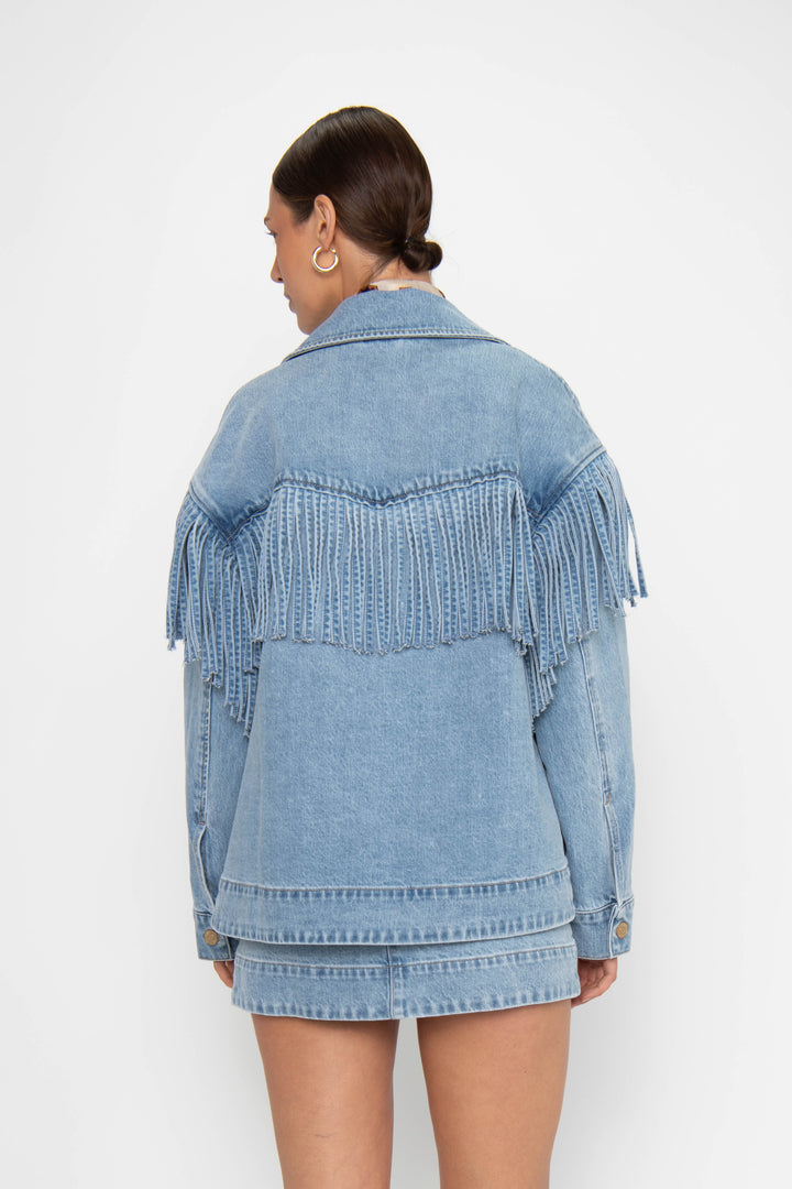 Mumu Ojai Fringe Jacket