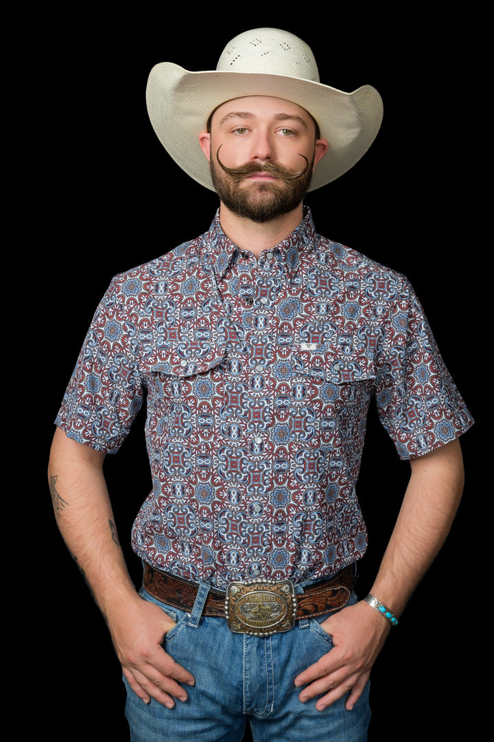 The Bennett Short Sleeve Snap Shirt