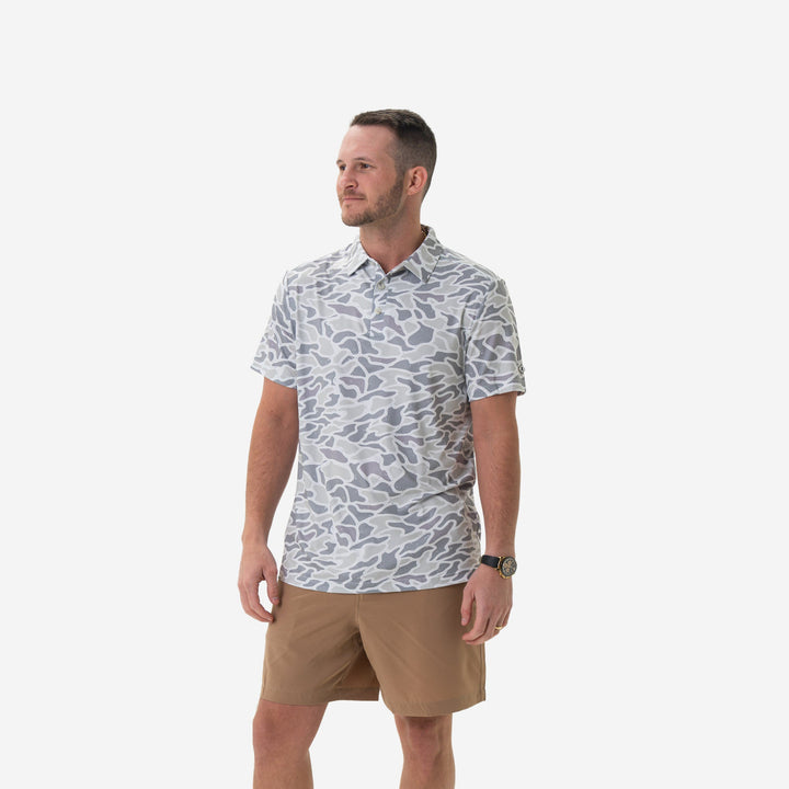 Burlebo Performance Polo - White Camo