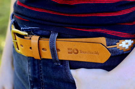 Zilker Texas Monthly 50th Anniversary Belt