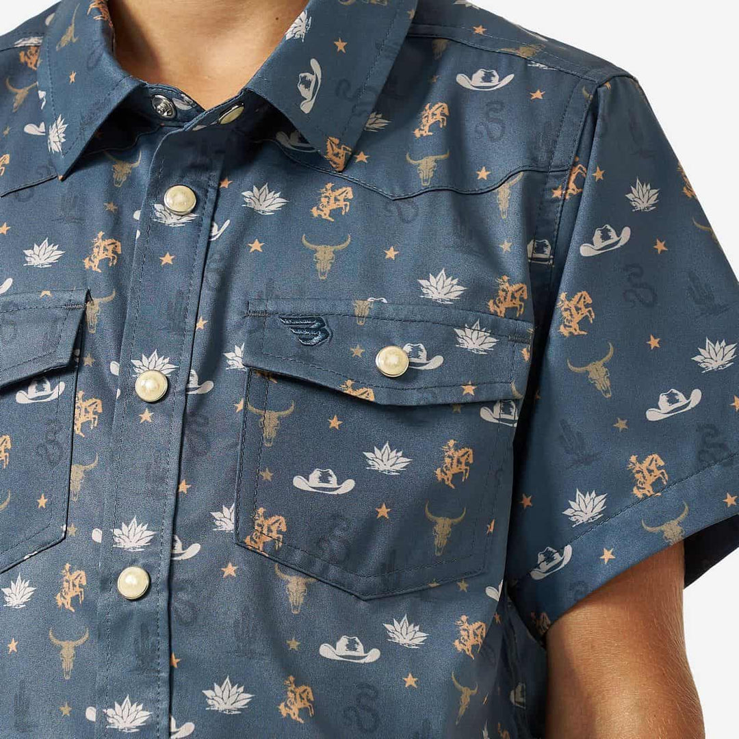Burlebo Youth Performance Western Shirt