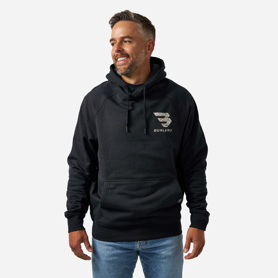 Burlebo Flying B Camo Logo Fleece Hoodie