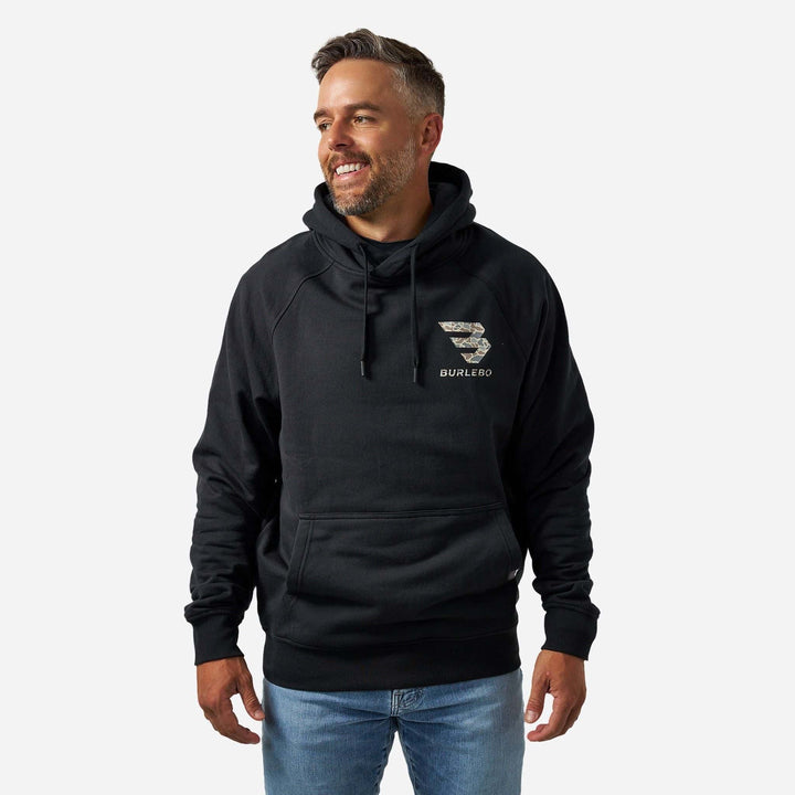 Burlebo Flying B Camo Logo Fleece Hoodie