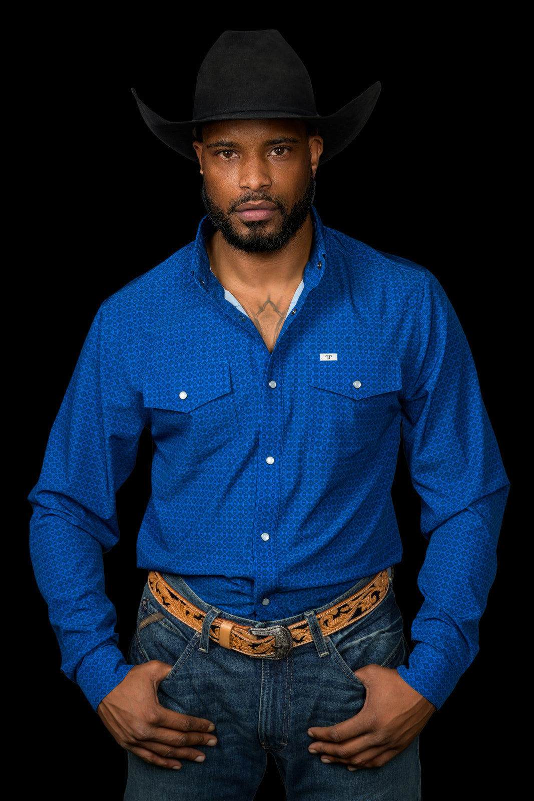 The Truett Long Sleeve Pearl Snap Shirt