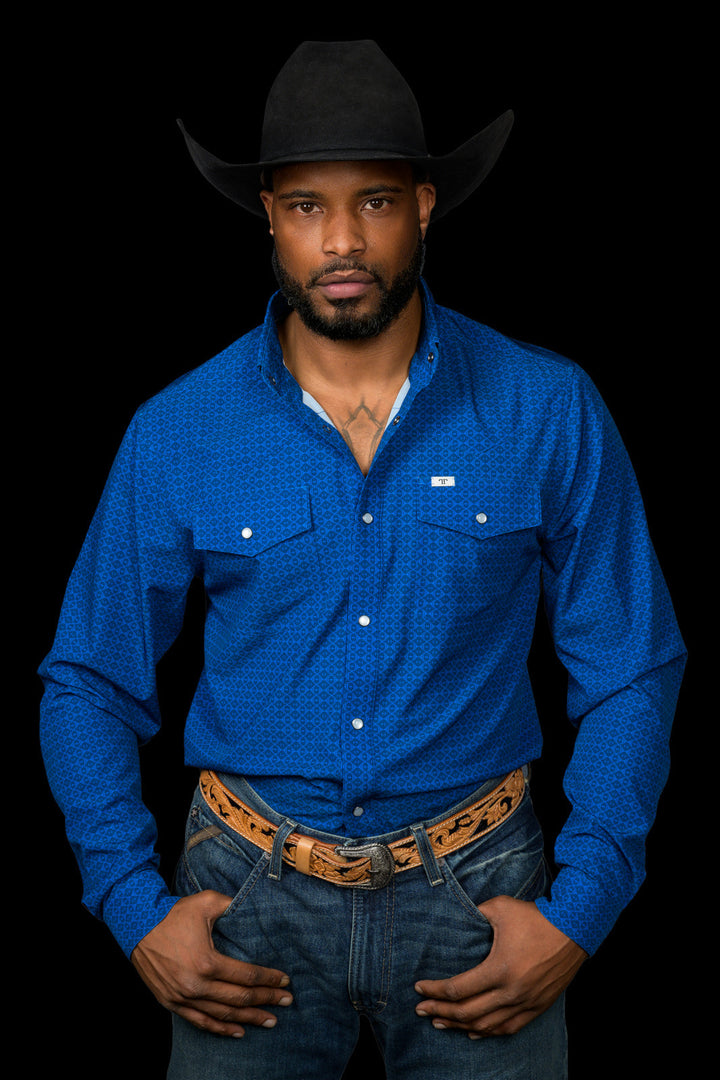 The Truett Long Sleeve Pearl Snap Shirt