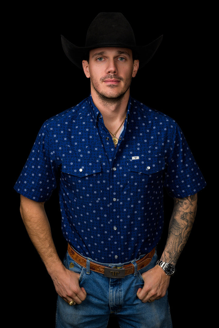 The Nash Short Sleeve Pearl Snap Shirt