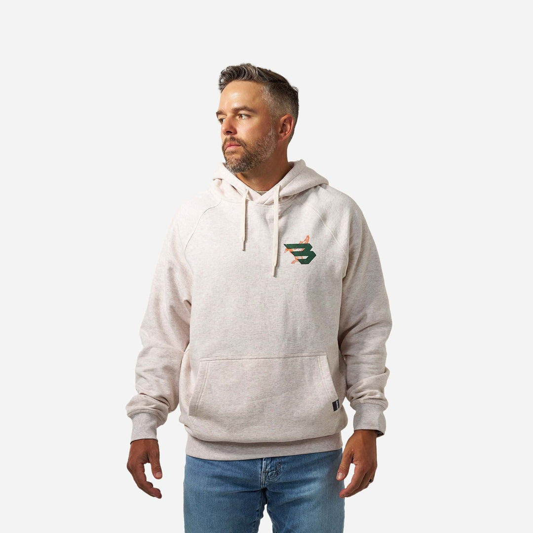 Burlebo Duck Flying B Logo Fleece Hoodie