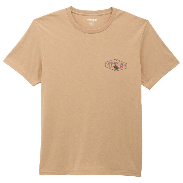 Wrangler Men's USA Cowboy Logo Tee